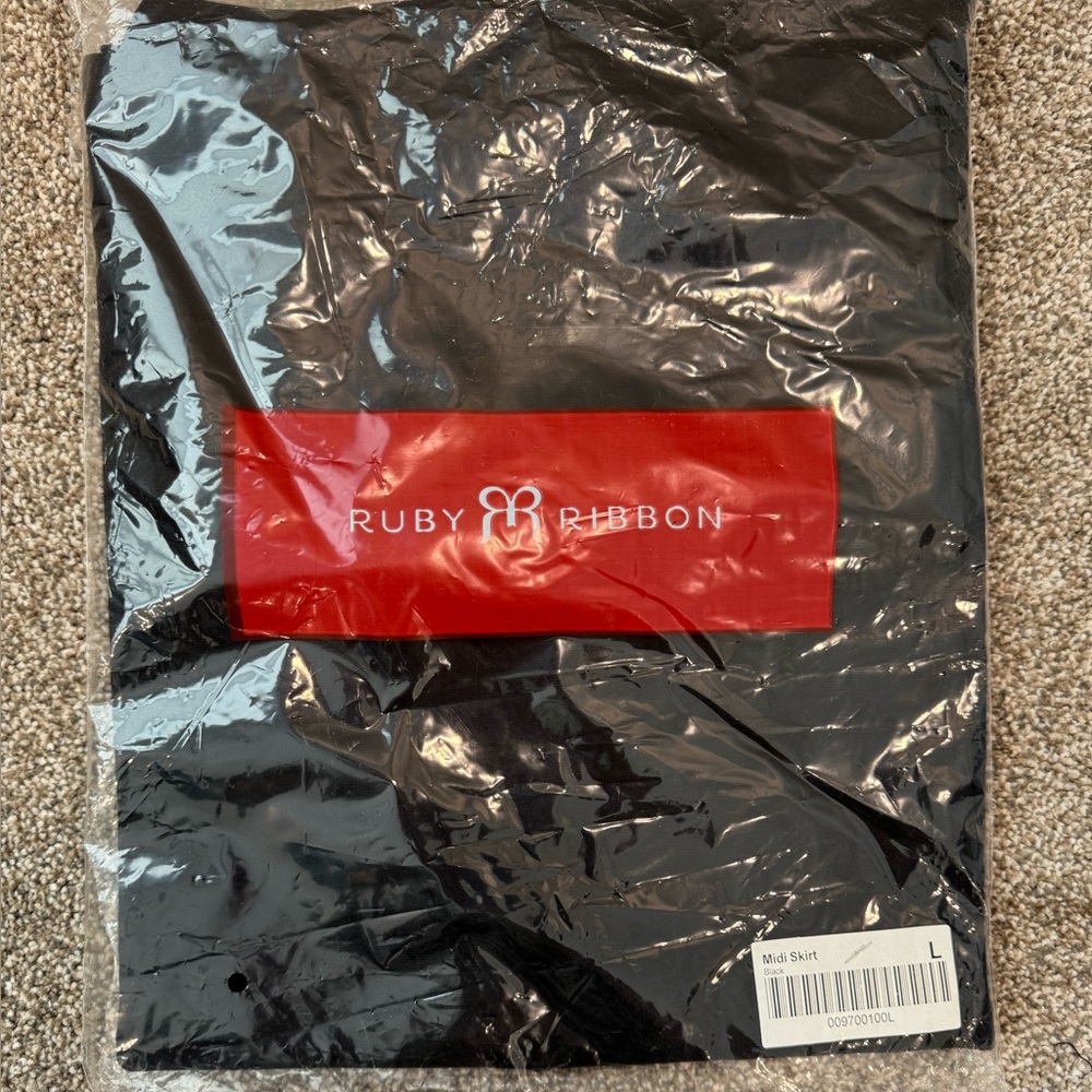 Ruby Ribbon Midi Skirt - Picture 4 of 5